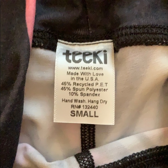 Teeki Jungle Eyes Bell Bottom Yoga hot pants S - Picture 5 of 7